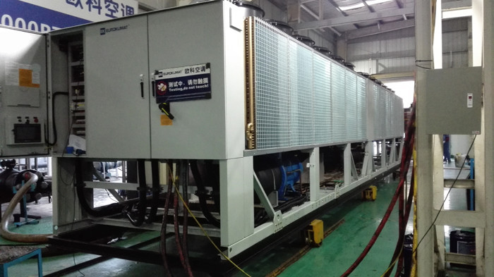 380V High EER Air Cooler Chiller 340 Tons With R134A Refrigerant